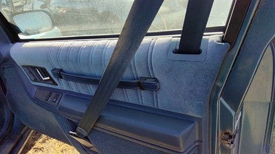 89 Olds Cutlass Cierra Passenger Right Front Door Trim Panel With Switches Blue