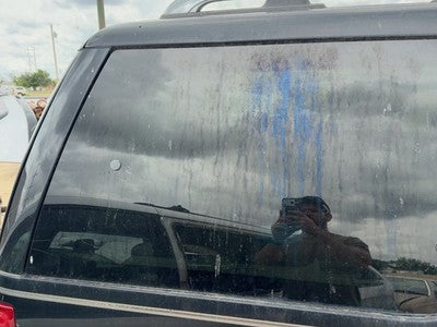 00-02 Ford Expedition Passenger Right Rear Quarter Glass Back Side Window Oem