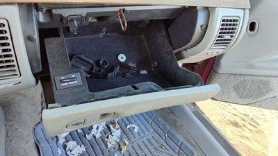 1996 Olds 88 Glove Box Assembly Complete Door With Latch Oem Gray