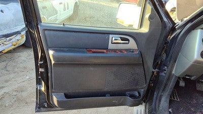 07-14 Expedition Driver Left Front Door Trim Panel wth Master Switch Black/Camel