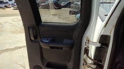 07 08 Silverado 2500 Passenger Right Rear Inside Door Trim Panel Back Ebony 19D