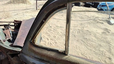 53 Bel Air 150 Sedan Passenger Right Front Vent Window Small Door Glass Wh Frame