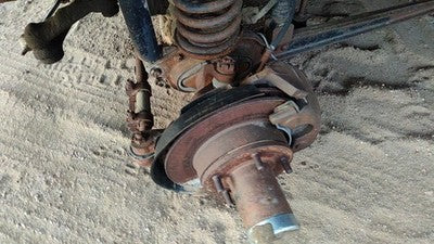 1979 Ford F150 Driver Left Front Spindle Steering Knuckle With Wheel Hub Oem 4X4