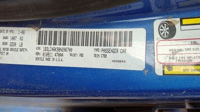 2008 Dodge Avenger Complete Heater Box Housing Behind Dash Oem