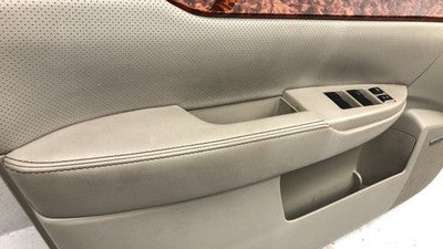 11-14 Legacy Outback Driver Left Front Door Trim Panel With Master Switch Ivory