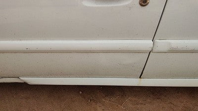 2001-2002 Kia Rio Driver Left Front Moulding From Door Oem Trim Strip White