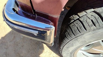 92-00 Gmc Yukon Driver Left Moulding From Fender Oem Trim Strip Maroon 15740119