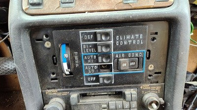1977-1981 Mercedes 300Td Temperature Control Module In Dash Heater Ac Head Unit