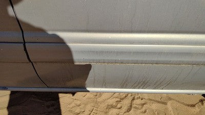 00 Venture Driver Left Rear Moulding From Door Oem Back Trim Strip Silver 17U