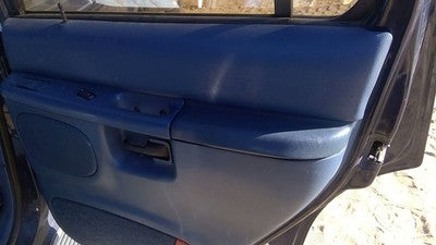 95-99 Ford Explorer Passenger Right Rear Inside Door Trim Panel Only Back Blue