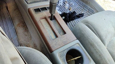 1996 Olds 88 Trim Bezel Around Floor Shifter Oem Woodgrain Console