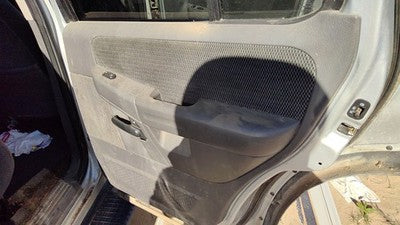 02 Explorer Passenger Right Rear Inside Door Trim Panel With Switches Back Gray