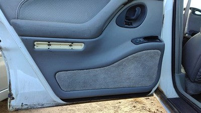 1994 Pontiac Bonneville Driver Left Rear Door Trim Panel With Switches Back Gray