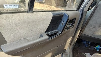 94 Jeep Grand Cherokee Driver Left Rear Door Trim Panel With Switches Back Gray