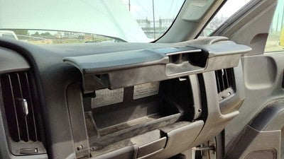 14-19 Silverado 1500 Upper Glove Box Assembly Complete Door With Latch H2r Gray