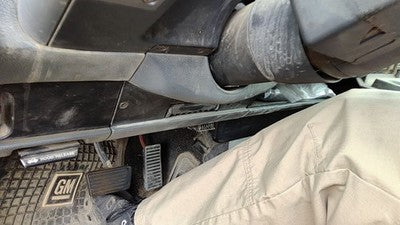 1986-1994 Chevy S10 Blazer Lower Dash Under Column Knee Bolster Trim Panel Black