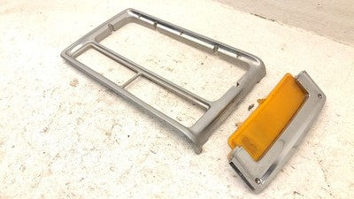 76-77 Regal Driver Left Headlight Chrome Trim With Turn Signal 2 Door 1249957