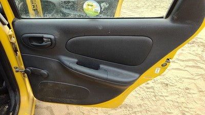04-05 Dodge Neon Passenger Right Rear Door Trim Panel With Switches Back Gray