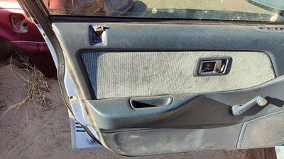 1989 Honda Civic Driver Left Front Door Trim Panel Manual Windows Blue Sedan
