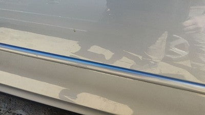 98-02 Oldsmobile Intrigue Passenger Right Front Moulding Fm Door Trim Silver 17U