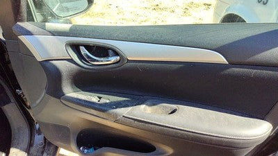 16-19 Sentra Passenger Right Front Door Trim Panel With Switches Charcoal G