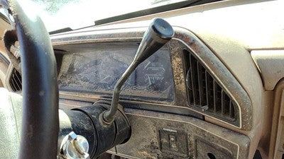 1987-1990 Ford F150 Trim Bezel Around Speedometer Oem Dash Surround Panel Brown