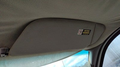 1999 F250 Super Duty Passenger Right Sun Visor Oem Gray