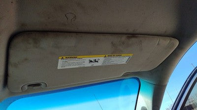 2016 Dodge Ram 4500 Passenger Right Sun Visor Oem Gray X8