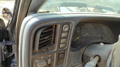 00-01 Sierra 2500 Trim Bezel Around Radio Surround Dash Panel Oem Graphite 12D