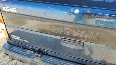 1987-95 Nissan Pathfinder Rear Trim Panel From Lift Gate Oem Moulding 7561160G00