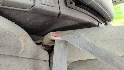2001-2003 Nissan Maxima Driver Left Front Seat Belt Buckle Receiver Oem Tan