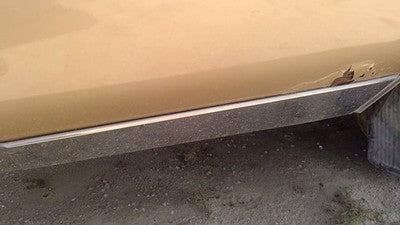 1985 Olds 88 Passenger Right Rear Moulding On Quarter Panel Oem Chrome