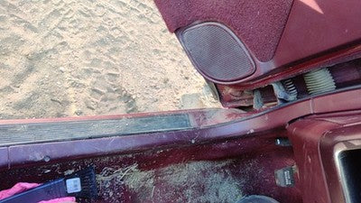 1995 Chevy Lumina Driver Left Lower Kick Trim Panel Oem Red
