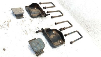 1996 Nissan Hardbody Rear U Bolts Shock Mount Spring Plate Set Oem 4X4