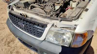 2002-2005 Ford Explorer Complete Header Panel Assembly Grille Headlights Oem
