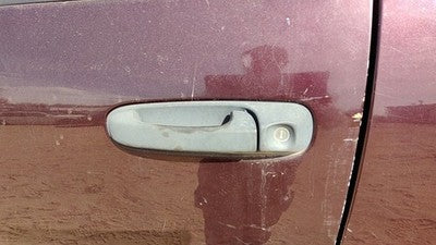 2003-2009 Dodge Ram 2500 Driver Left Front Outside Door Handle Oem Red 6Cf
