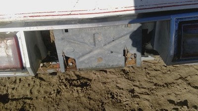 1978 Buick Regal Fuel Tank Door With Hinge Gas Lid Oem Filler