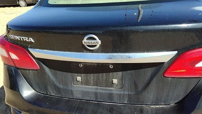 2019 Nissan Sentra License Plate Trim Surround Panel Oem Tail Trunk Finish