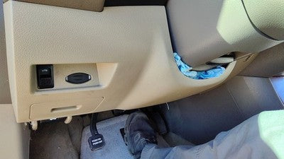 2007-2009 Nissan Altima Lower Dash Under Column Knee Bolster Trim Panel Blond C
