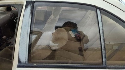 1991-1994 Infinity G20 Driver Left Rear Side Window Door Glass Oem Back