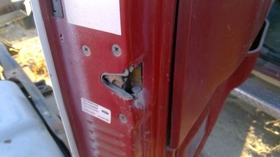 1989 F350 Driver Left Front Door Latch Mechanism W/ Inside Handle Lock Assembly