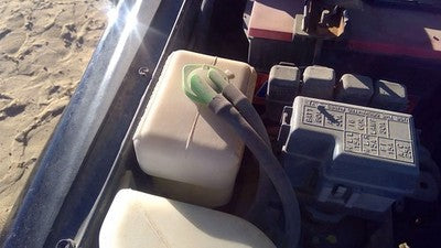 1996 Geo Tracker Coolant Reservoir Radiator Overflow Tank Bottle Oem 1.6l