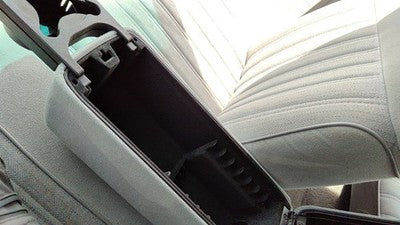 1990 Olds 88 Center Console Assembly Oem Arm Rest Fold Down Gray