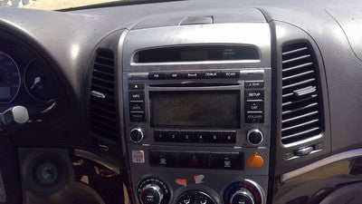 2010-2012 Hyundai Santa Fe Trim Bezel Around Radio Surround Dash Panel Gray Ras