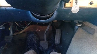 1989 Chevy G20 Van Lower Dash Under Column Knee Bolster Trim Panel Oem Blue