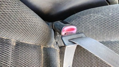 2002 Ford Explorer Driver Left Front Seat Belt Buckle Receiver Oem Gray
