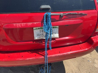 00 Grand Cherokee License Plate Trim Tail Trunk Finish Flame Red Pr4