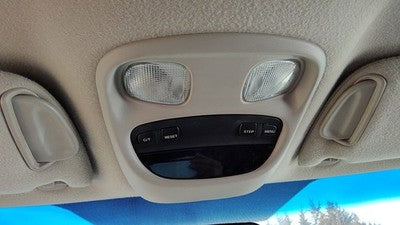 01-04 Grand Cherokee Center Overhead Console Dome Light Map Lamp Cubby Gray Dv