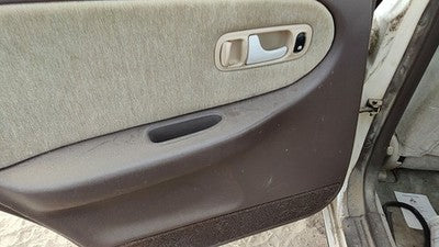 1993 Infinity G20 Driver Left Rear Door Trim Panel With Switches Back Brown