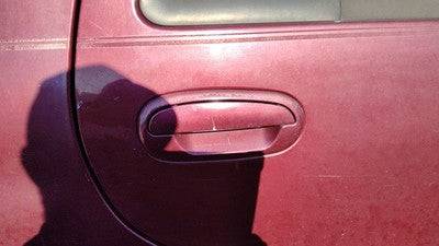 97-02 Ford Expedition Passenger Right Rear Outside Door Handle Back Maroon Jl